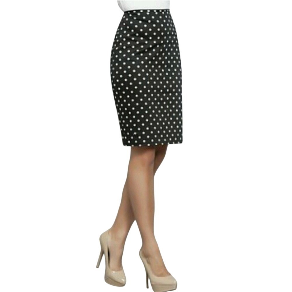 Liz Claiborne Black & White Polka Dot Skirt